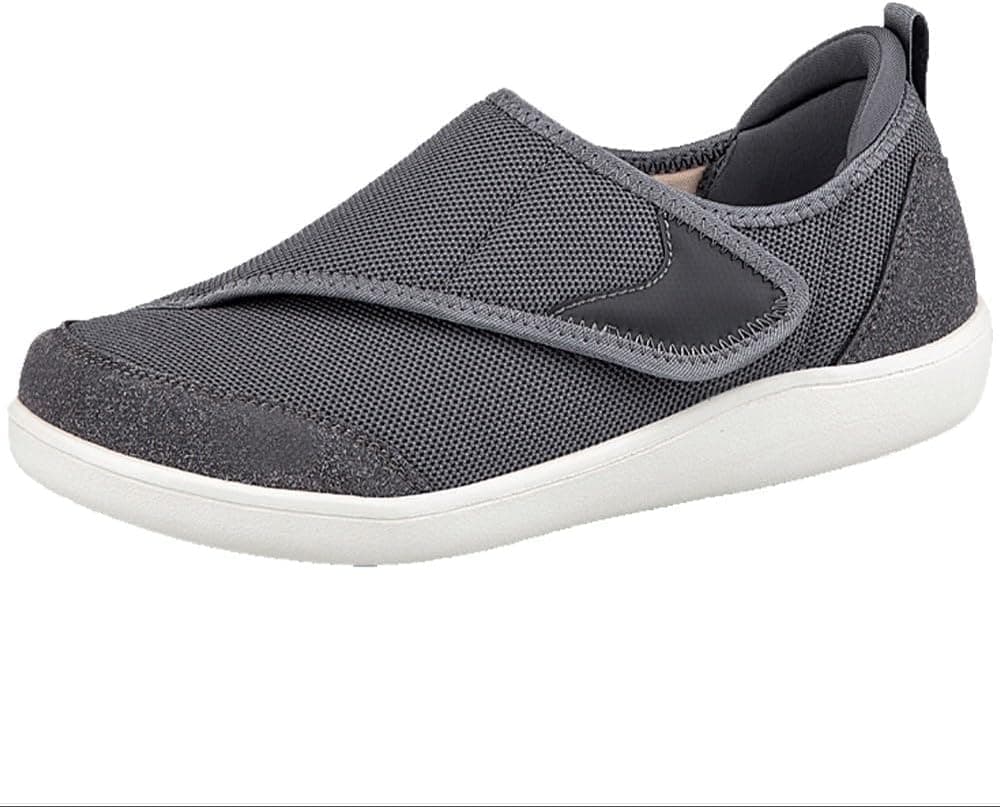 Eagsouni Zapatos Diabéticos Mujer Hombre Extra Anchos Ajustables