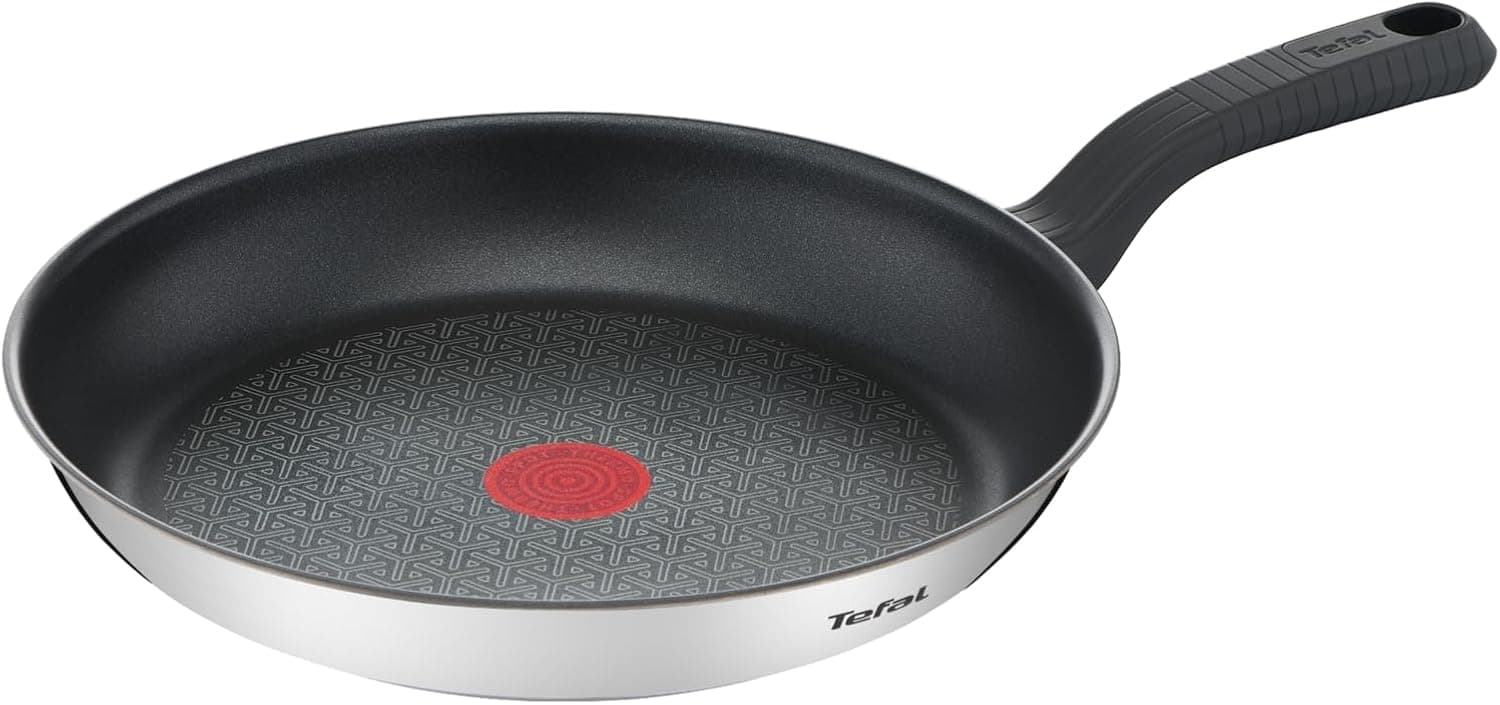 Tefal Comfort Max - Sartén 26 cm, Acero inoxidable