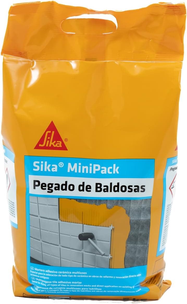 SIKA - MiniPack Pegado de baldosas - Blanco - 5kg