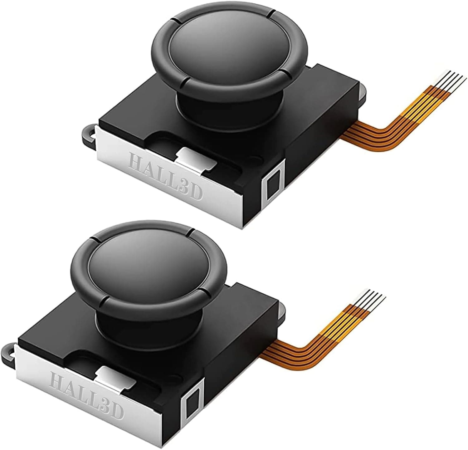 BRONAL Joystick de efecto Hall, repuesto de joystick Joycon, sin deriva, palanca de mando analógica de repuesto para Switch JoyCon, Switch OLED y Switch Lite palo derecho/izquierdo (2 piezas