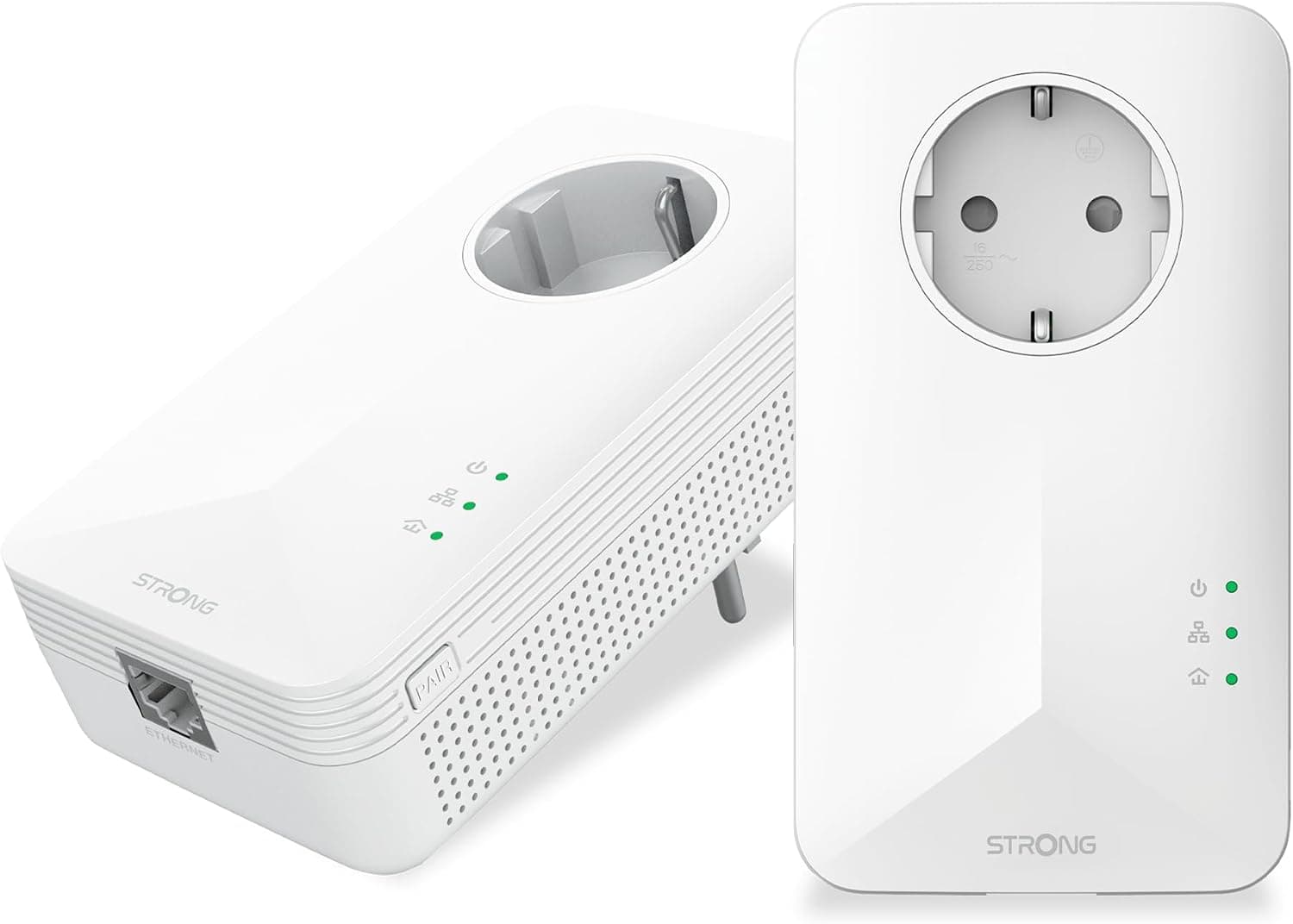Strong AV1000 Powerline con Enchufe, HomePlug AV2, Puertos Gigabit LAN