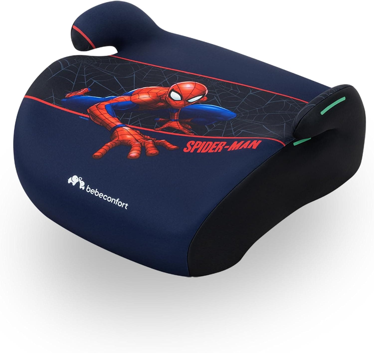 Bebeconfort Marvel Manga i-Safe, Asiento Elevador Coche, Silla Coche Marvel Legends Spiderman, 6-12 Años, 128–150 cm, 22-36 kg, Ligera, Instalación Fácil con Cinturón, Acolchada, Authentic Spiderman