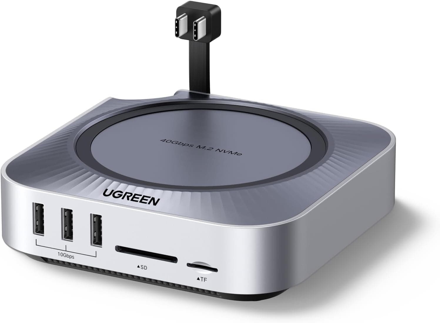 UGREEN USB4.0 40Gbps Docking Station Compatible con Mac Mini M4 y M4 Pro