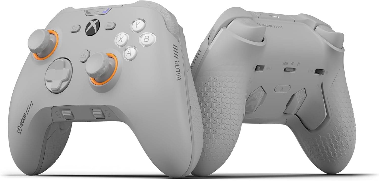 Scuf VALOR PRO WIRELESS Mando Xbox Performance, TMR Anti-Drift – Gris Claro