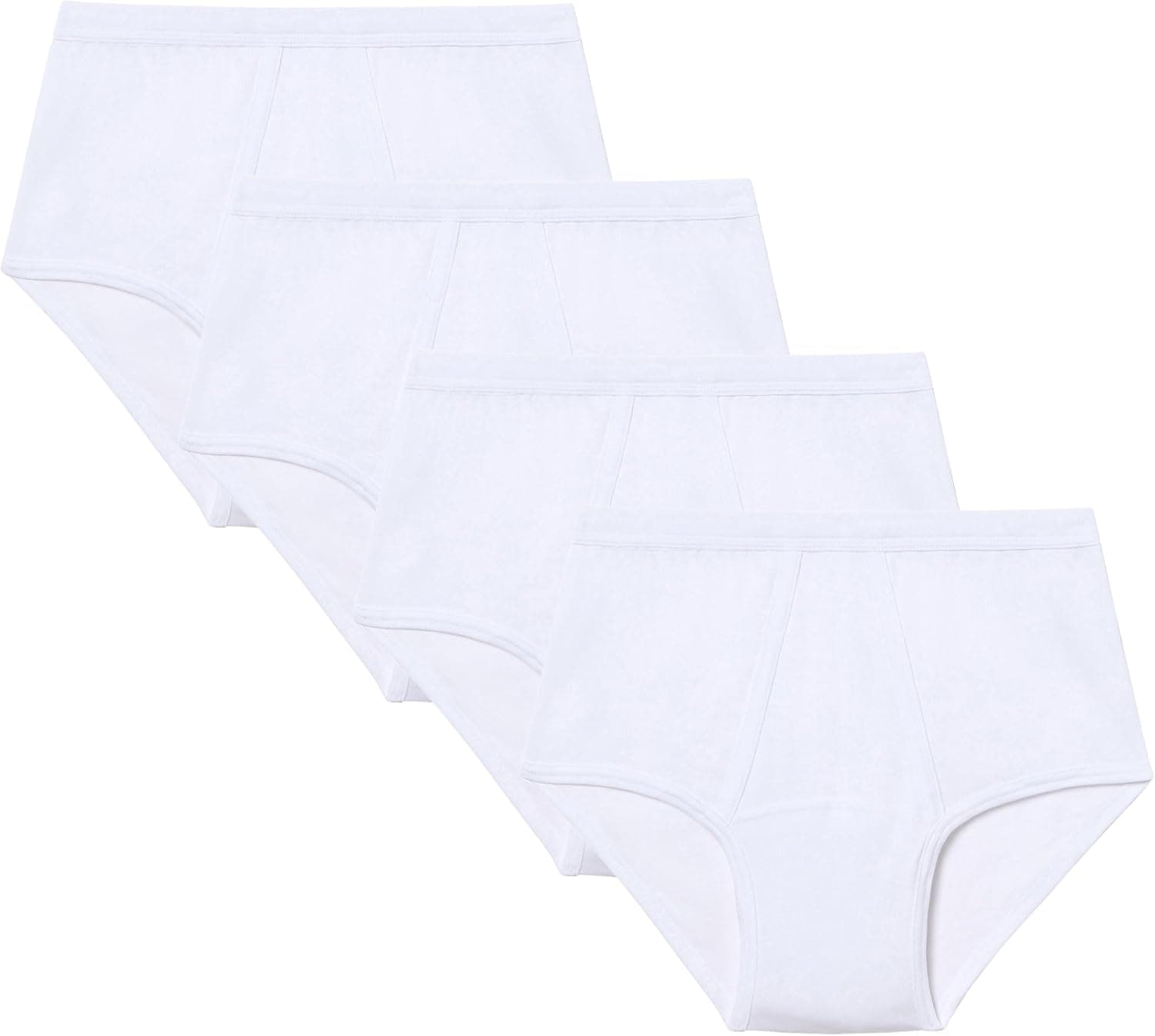 Abanderado Braslip Original con Apertura Frontal Algodón 100% Hombre x4