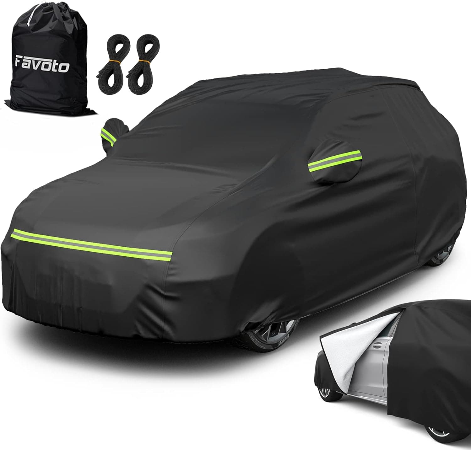 Favoto Funda Coche Exterior Impermeable Protección contra el Sol y Polvo