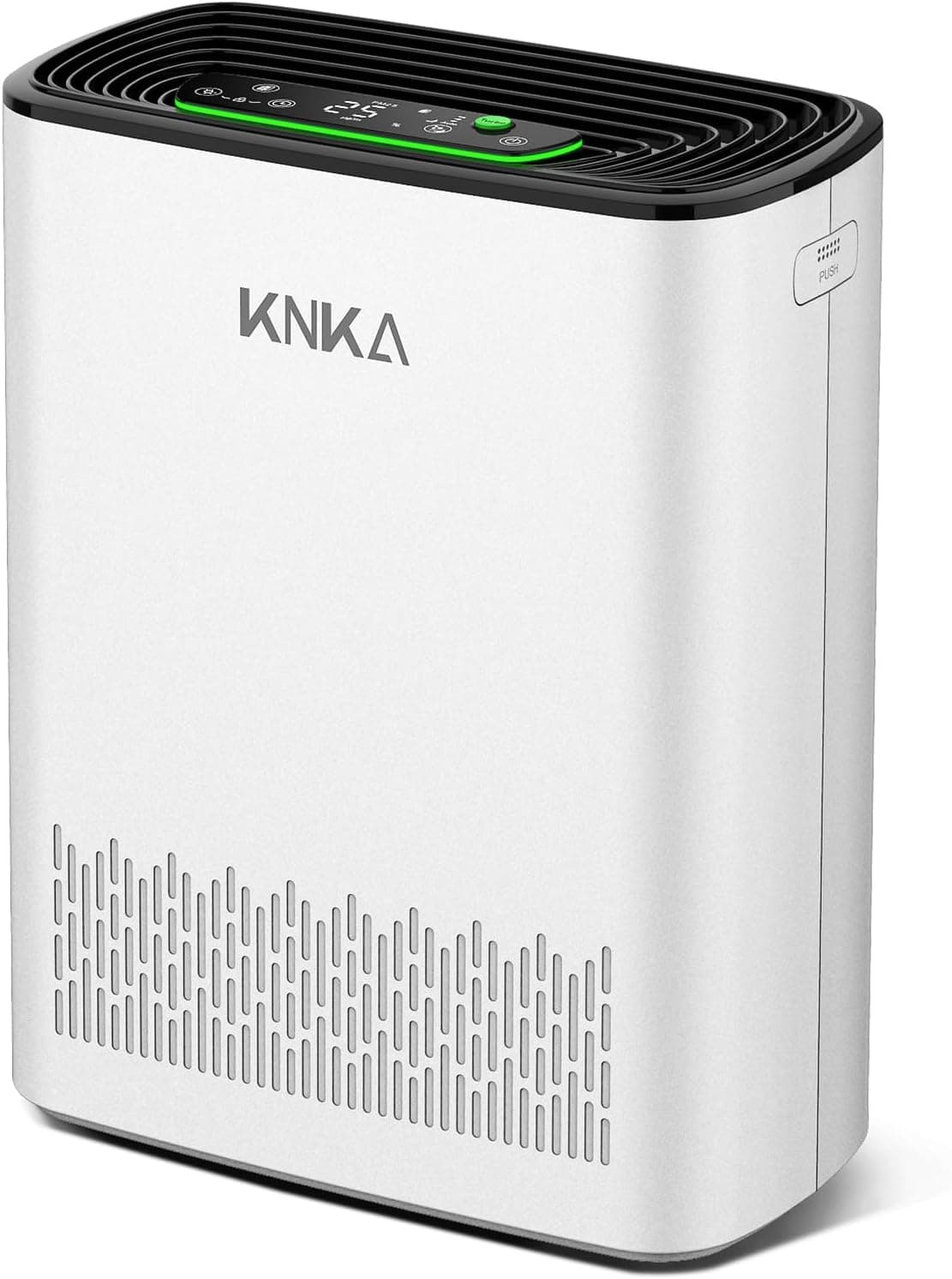 KNKA Purificador de Aire Filtro HEPA sensor inteligente hasta 80 ㎡ Blanco