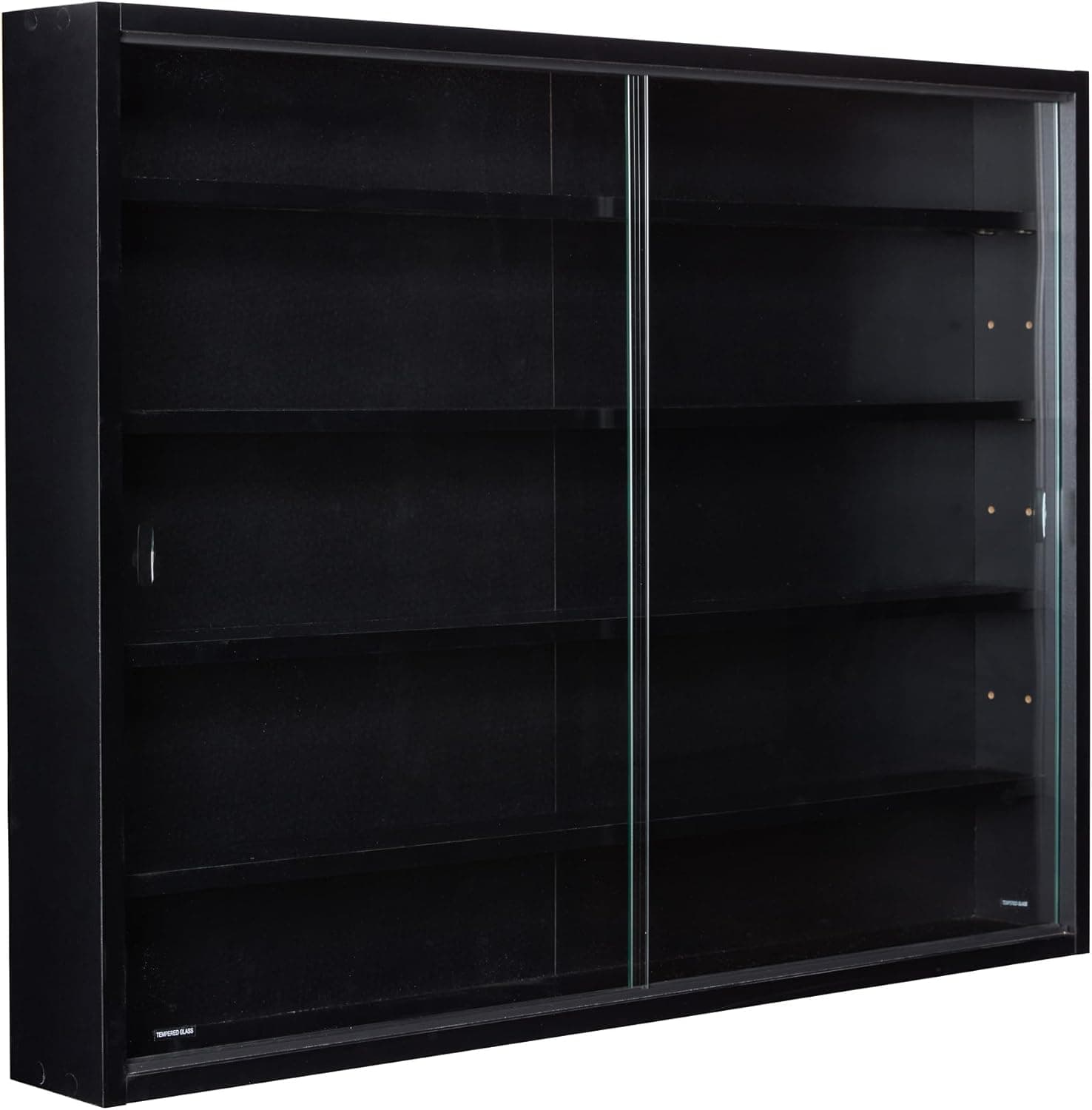 Inter Link: vitrina de colección para figuras vitrina pared negra 80x60cm
