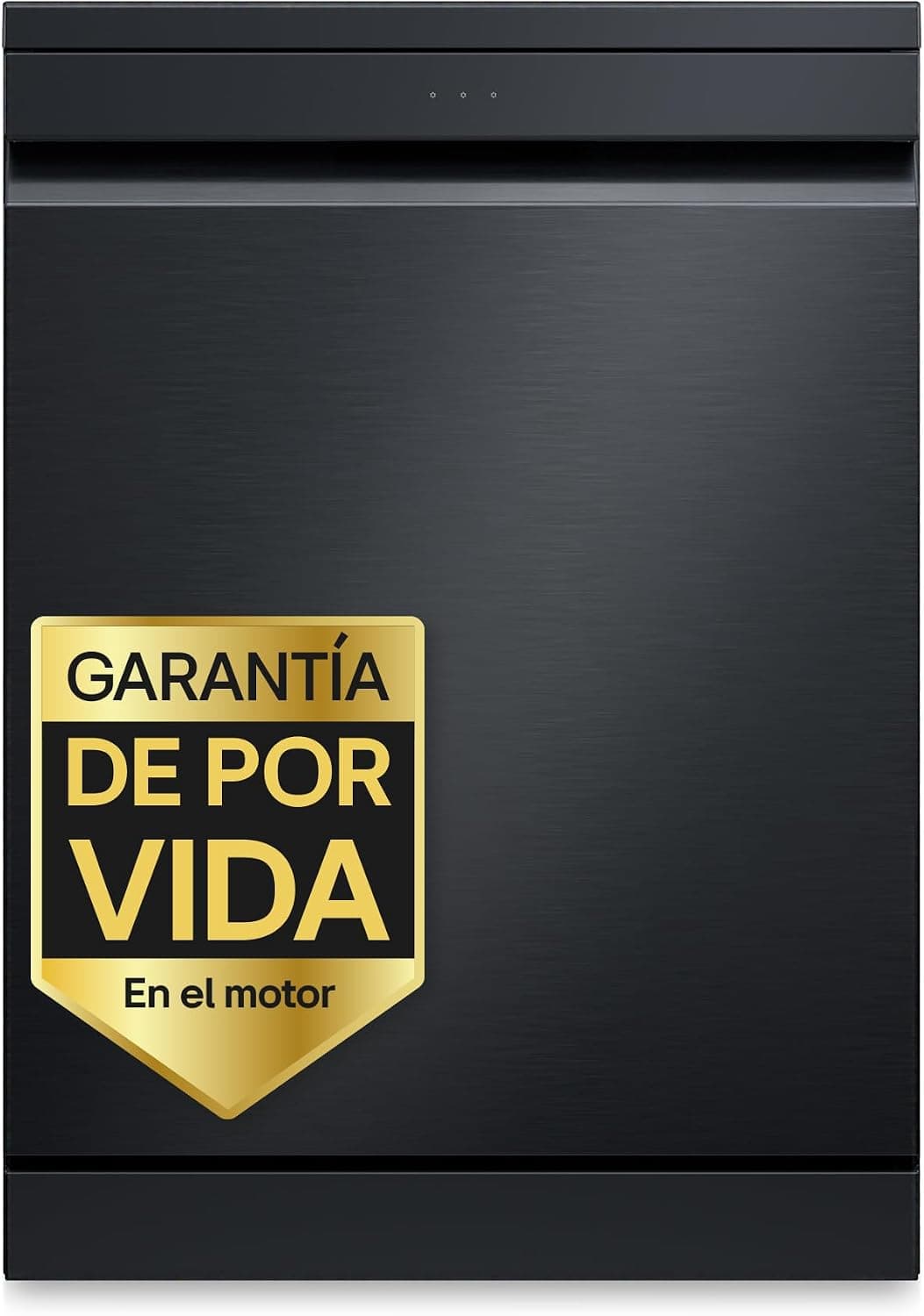 LG DF375HMS - Lavavajillas QuadWash Steam, Clase A, Ancho 60 cm, 14L