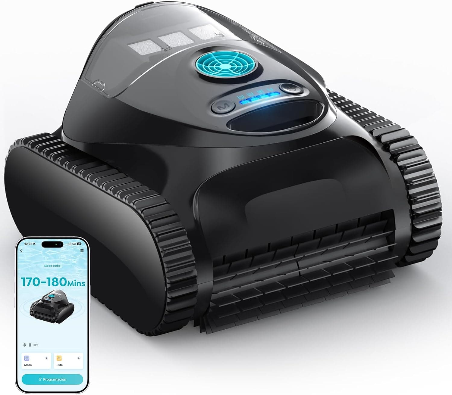 (2026 New) C1 Robot Piscina Limpiafondos y Paredes, Navegación Inteligente