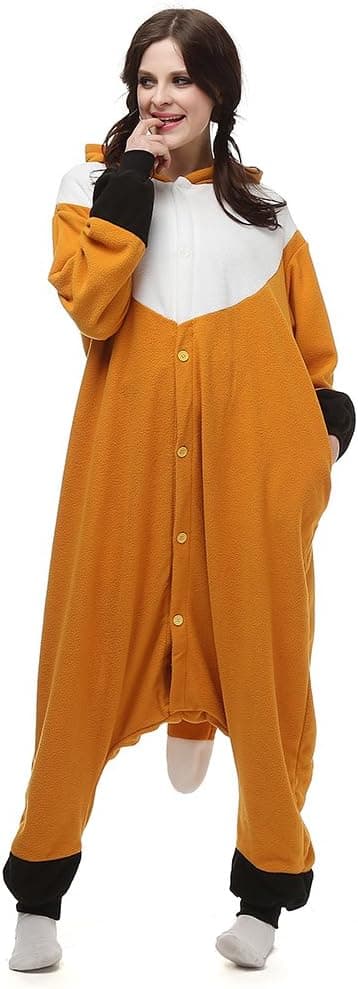 BGOKTA Pijamas Animales Mujer Disfraces de Cosplay para Adultos Pijama Jirafa Enteros,lty48-2