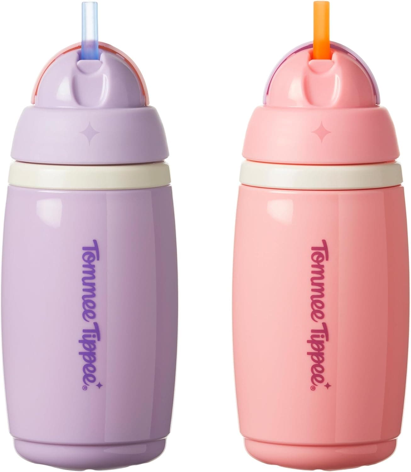 Tommee Tippee botella isotérmica con pajita, 266 ml