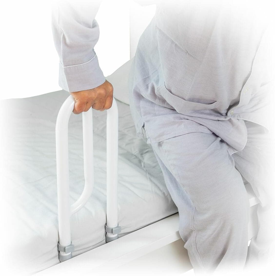InnovaGoods® Ayuda para incorporarse de la Cama, Antideslizante, Agarraderas para Cama 5 Niveles de Altura, x2 Correas de sujeción, para Niños, Lesionado, el Embarazo y Personas Mayores.