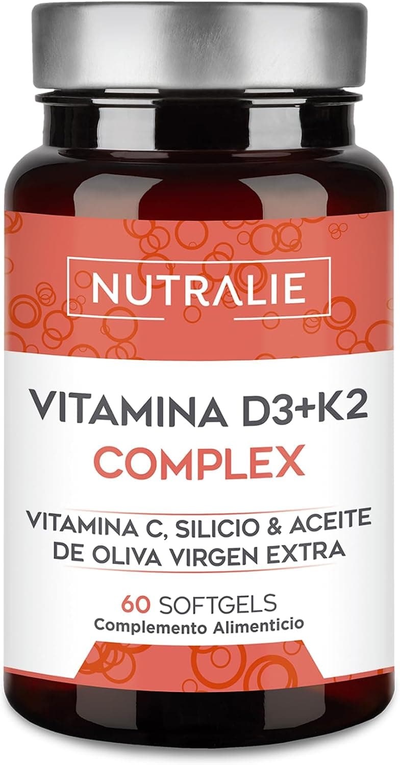 Vitamina D3 y K2 10000UI - Vitamina D Alta Dosis Sistema Inmunitario