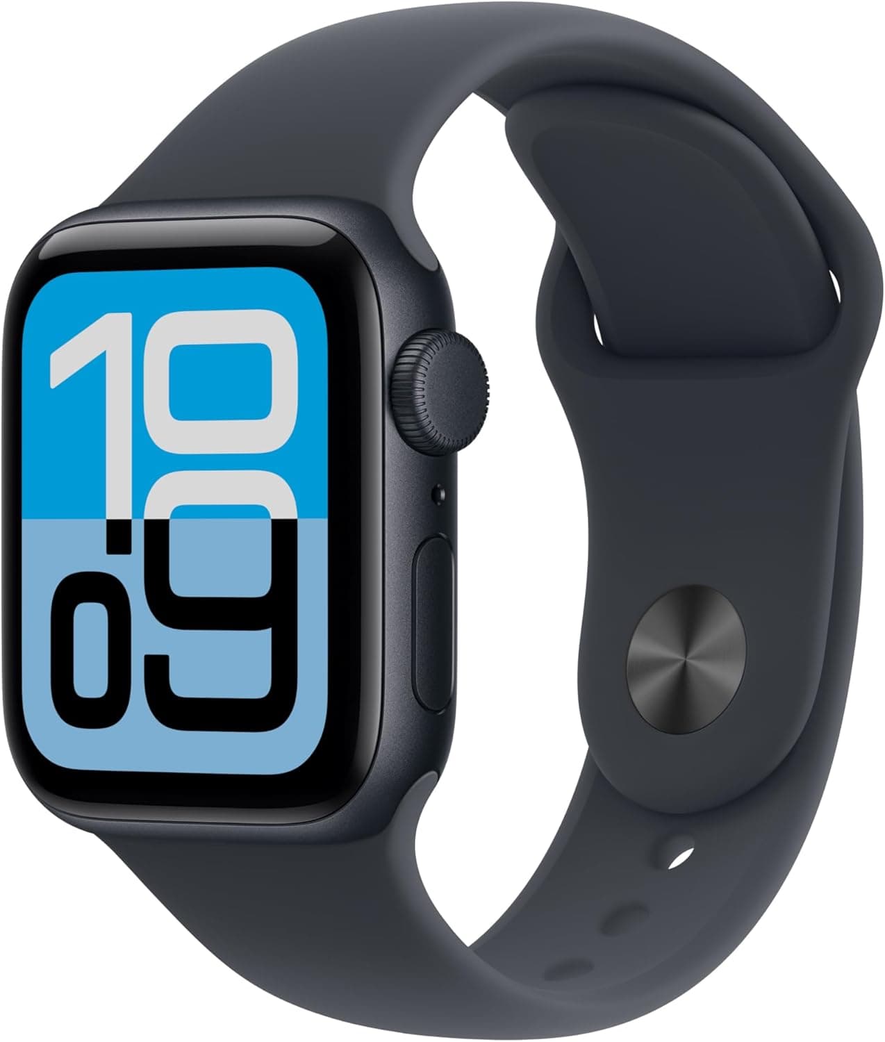 Apple Watch SE 3 GPS con caja de aluminio en color medianoche de 40 mm y correa deportiva color medianoche-Talla M/L.Monitores de entreno y sueño,monitor de frecuencia cardiaca,pantalla siempre activa