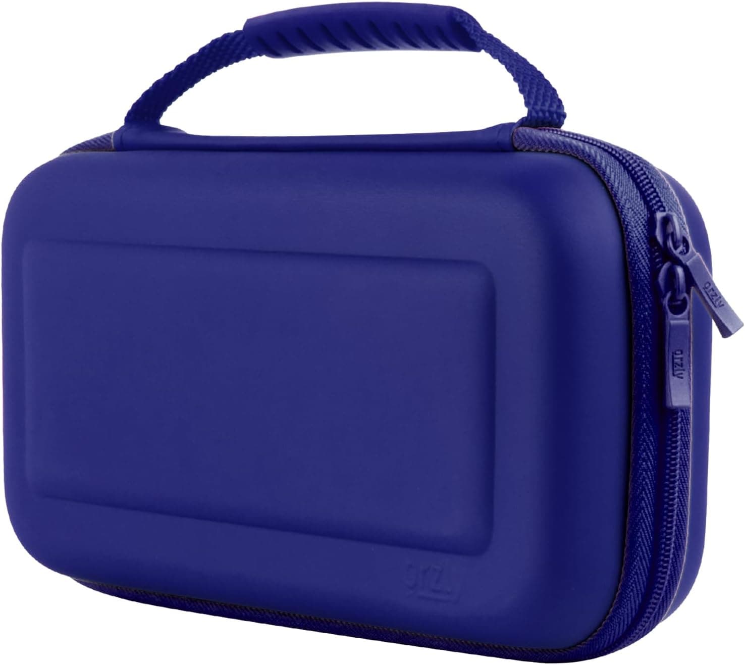 Orzly Estuche de Transporte Compatible con Switch y New Switch OLED Console - Azul Estuche Protector Duro portátil de Viaje Estuche con Bols
