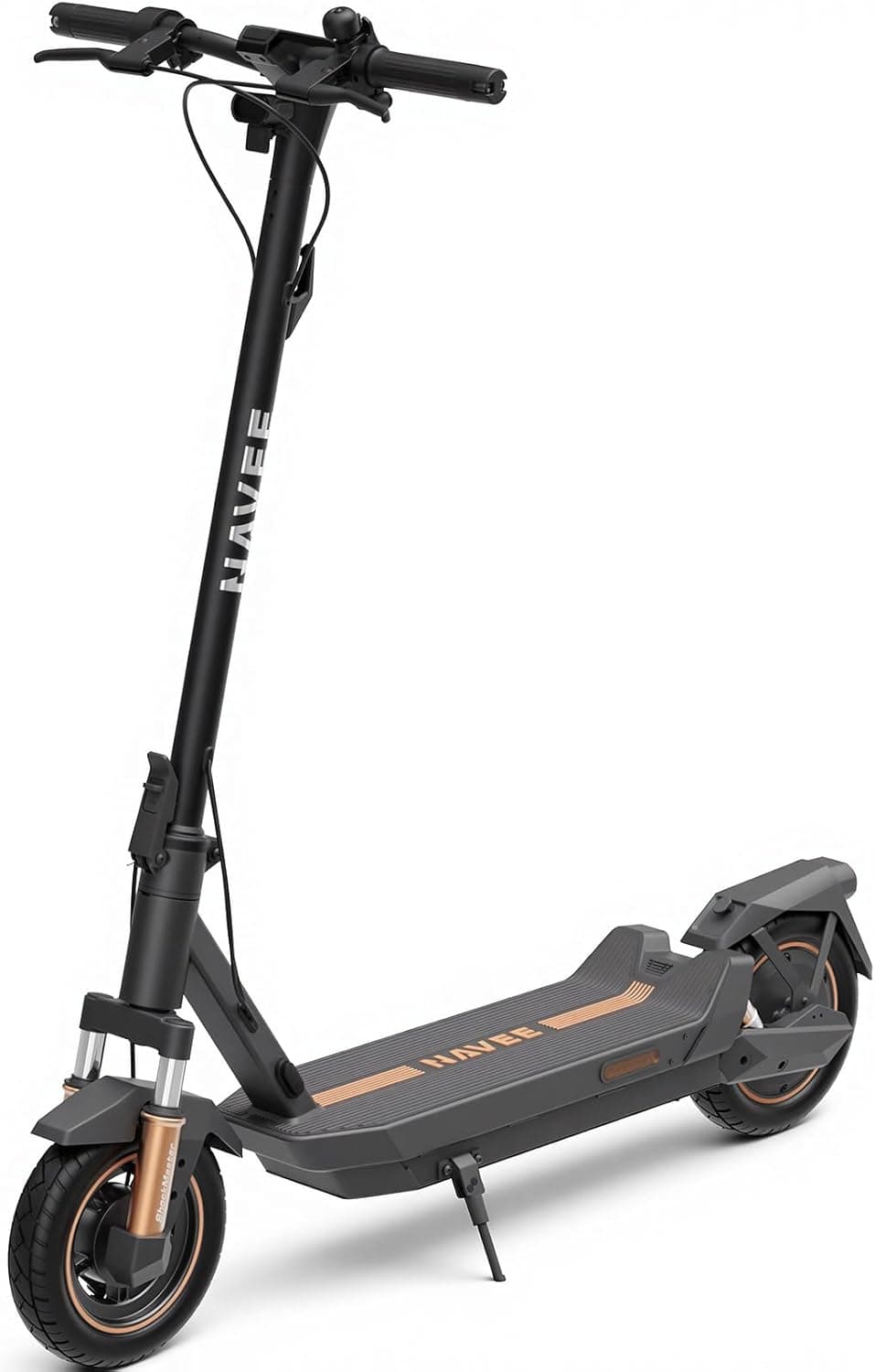 NAVEE Patinete Eléctrico Adultos G Serie, Autonomía 50-90km, Absorción Cuádruple Choques, Sistema Antideslizante TCS,18-28% Pendiente, 10” Neumáticos Tubeless