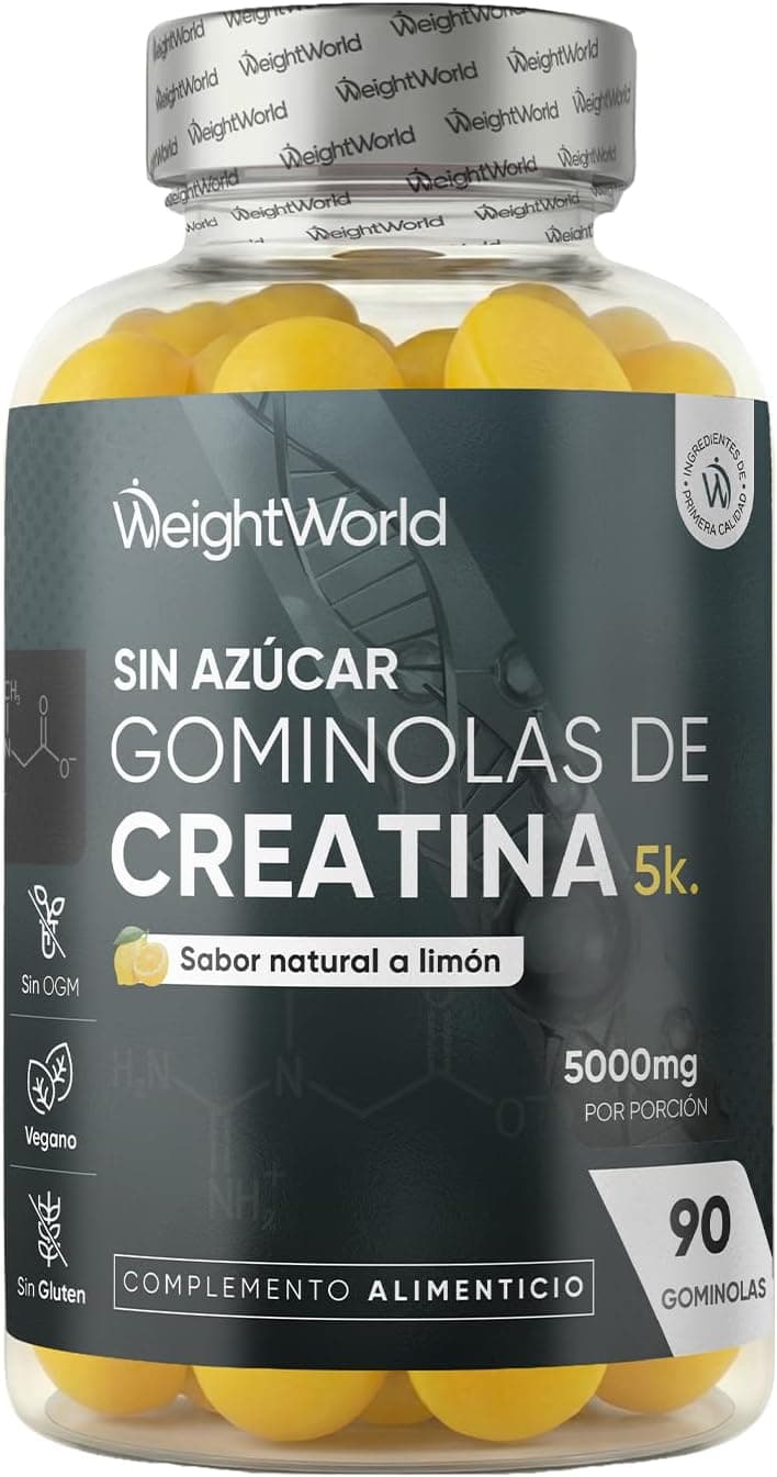 Gominolas de Creatina Monohidratada 5000mg - Sin Azúcar ni Gluten