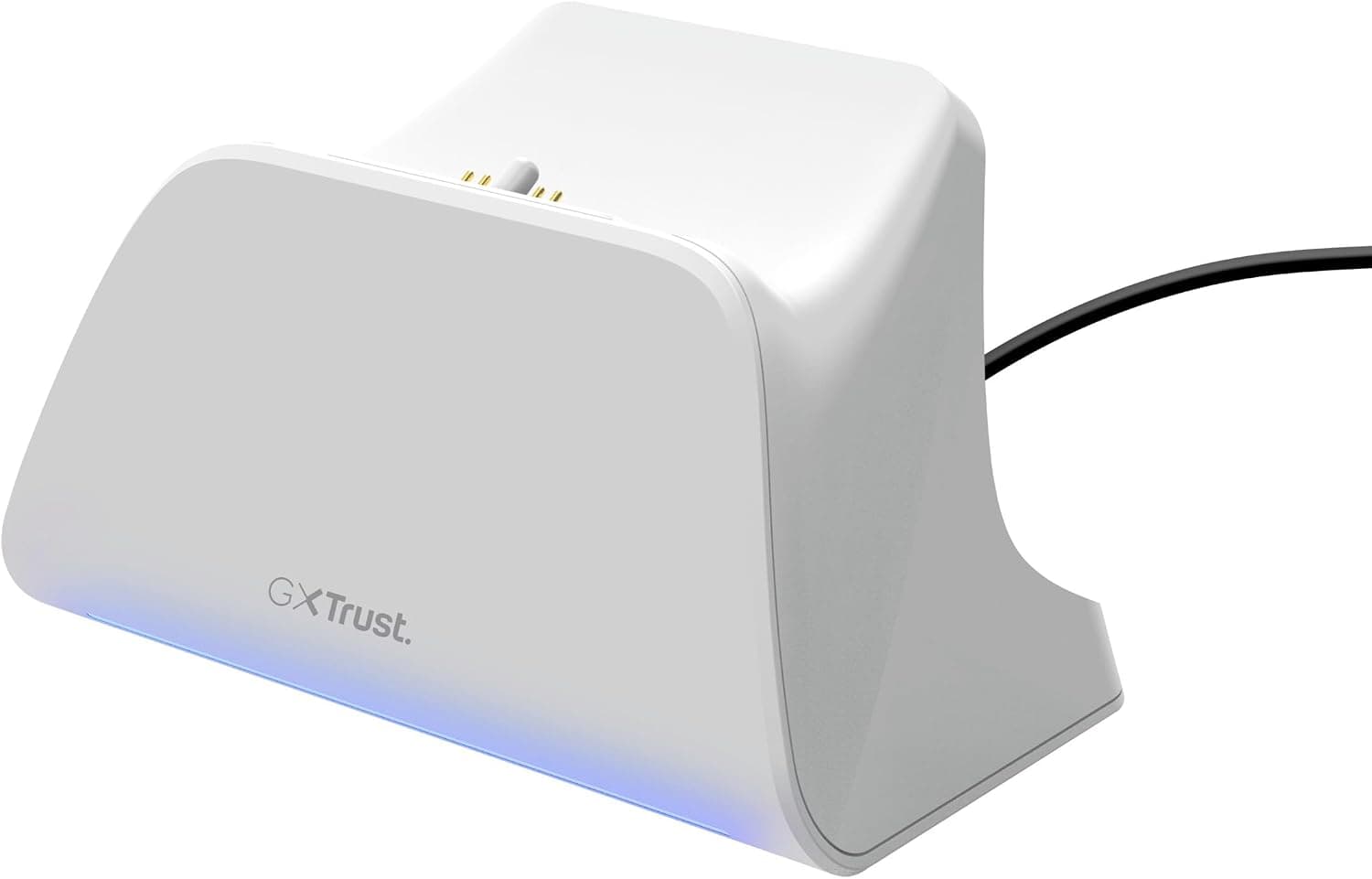 GXTrust Cargador Mando PS5 DualSense, Cargador PlayStation 5, Blanco