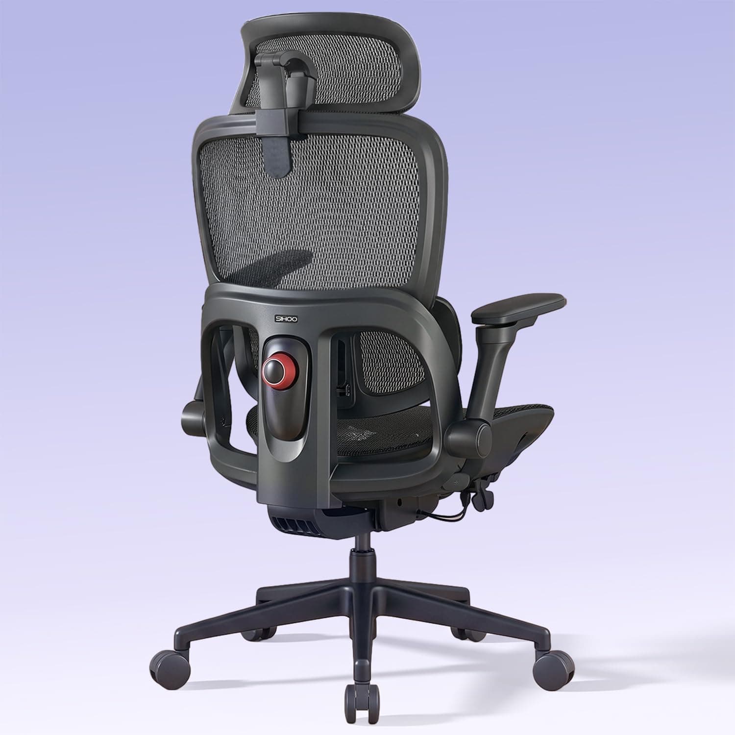SIHOO B300 Pro Silla Ergonómica Oficina Soporte Lumbar Adaptativo, Negro