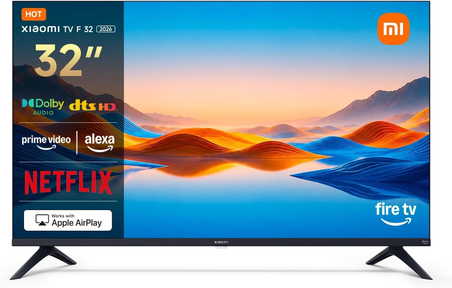 XIAOMI TV 32 Pulgadas (81 cm), HD Smart TV, Fire OS7, L32MB-FAVEU