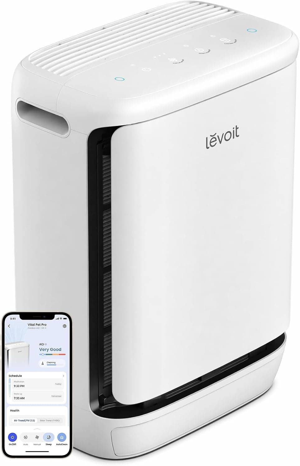 Levoit Vital Pet Pro Purificador de Aire para Mascotas, Sensor PM2.5 y TVOC