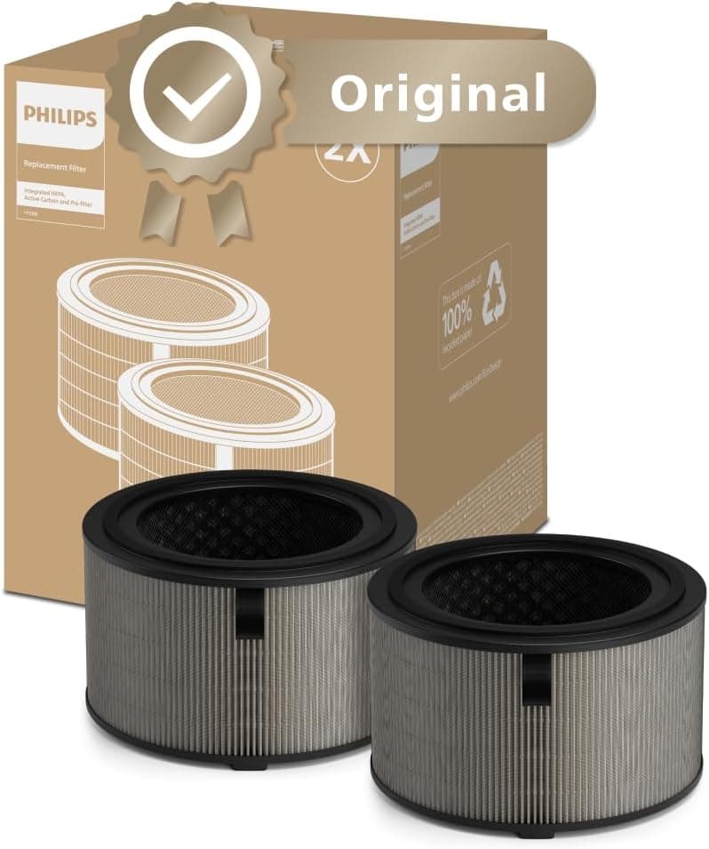 Philips Filtro purificador de aire HEPA 3200 NanoProtect, Carbón Activo