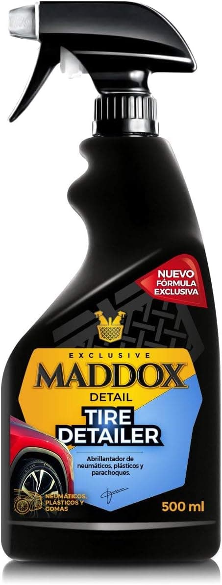 Maddox Detail - Abrillantador Neumáticos, Restaurador Plásticos - 500 ml