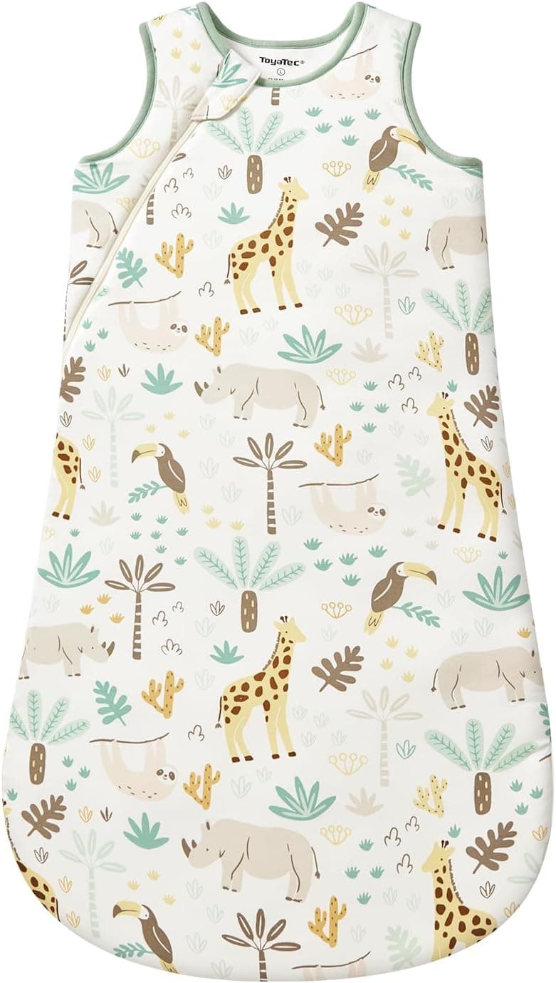 Saco de Dormir para Bebé 2.5 TOG - Súper Suave de Viscosa de Bambú - Saco de Dormir de Fibra de Bambú - Manta de Cama para Otoño-Invierno