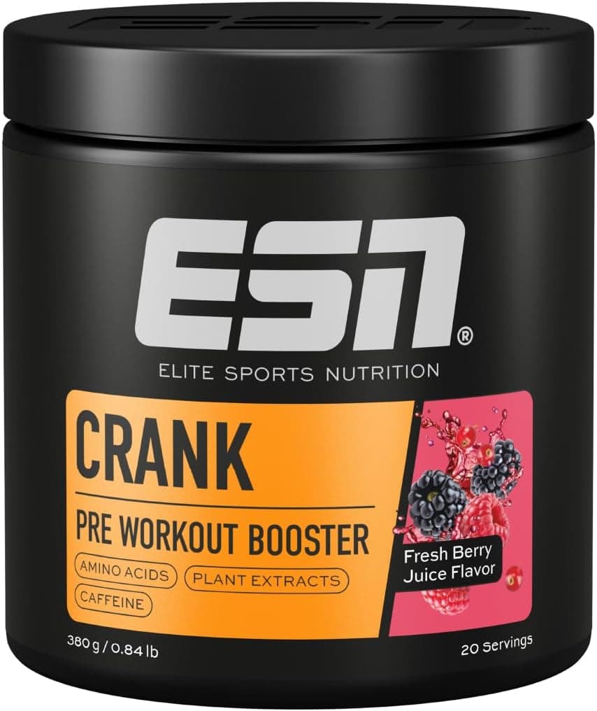 ESN Crank, Zumo de Bayas Frescas, 380 g