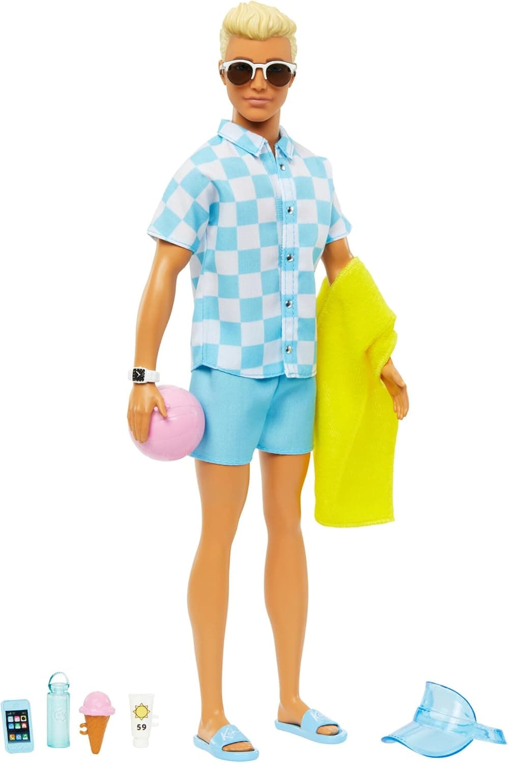 Barbie Muñeco Ken con Moda de Playa