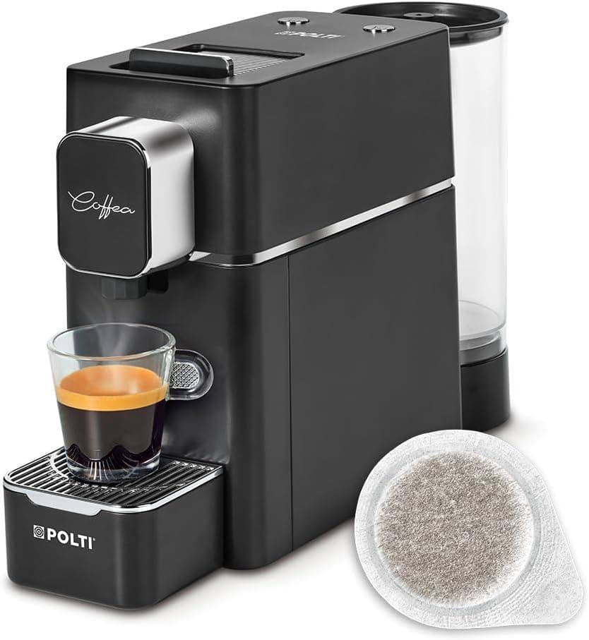Polti Coffea S15B, Cafetera Espresso con Cápsulas E.S.E. 44 mm