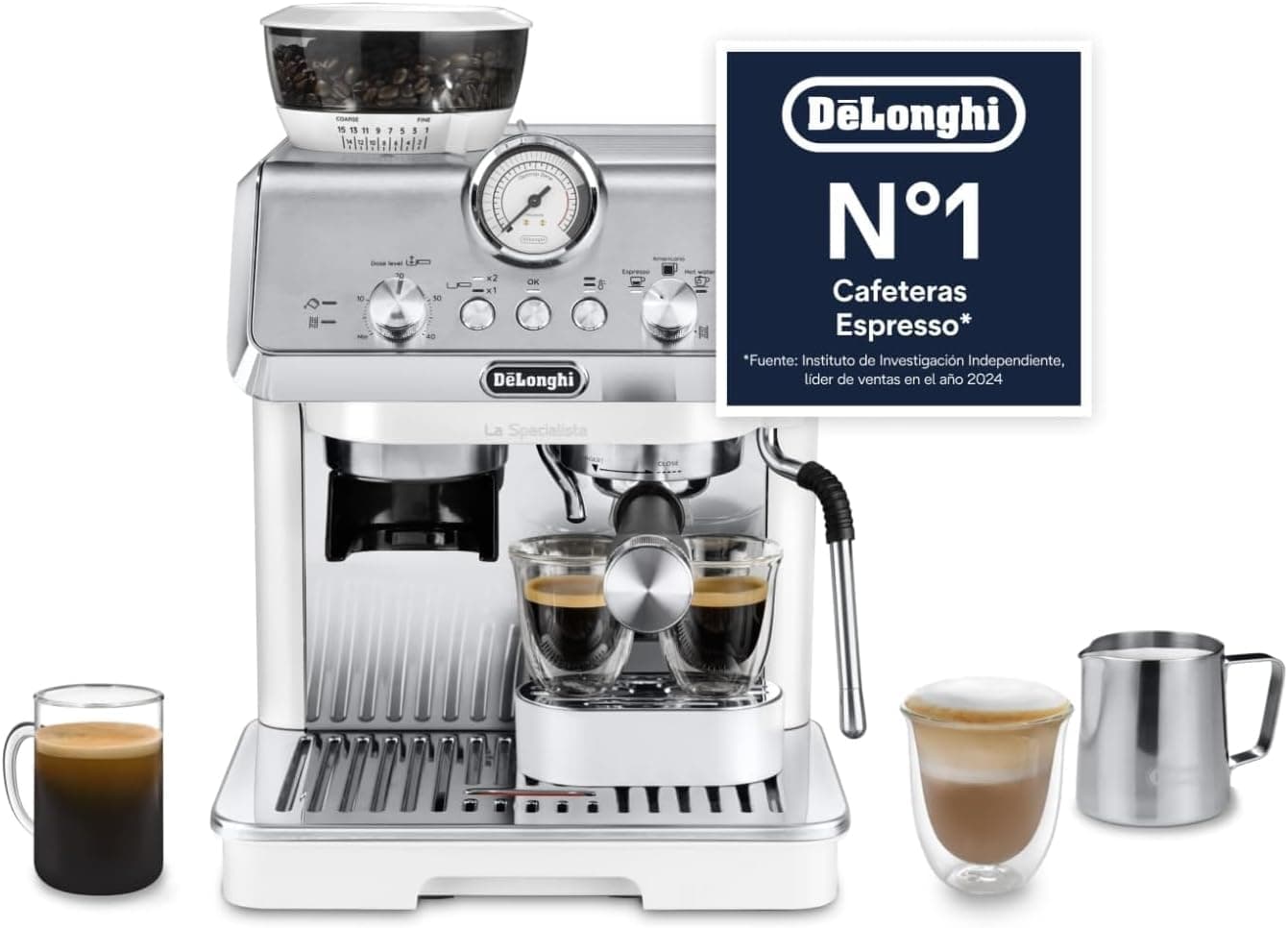 De'Longhi La Specialista Arte - Cafetera Espresso 3 Bebidas Predefinidas