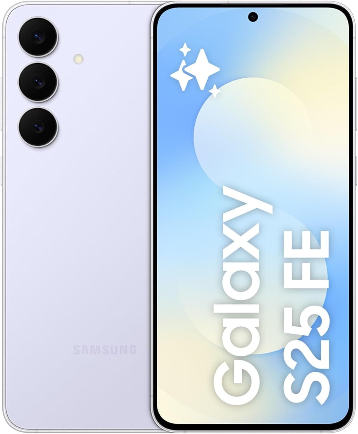Samsung Galaxy S25 FE 256GB, Teléfono Móvil con IA, Marco Ligero 7,5mm, Pantalla FHD+ 6,7", Cámara 50MP, Exynos 2400, 8GB RAM, Garantía Fabricante 3 Años + 1 Año Extra, Azul Glacial (Versión Española)