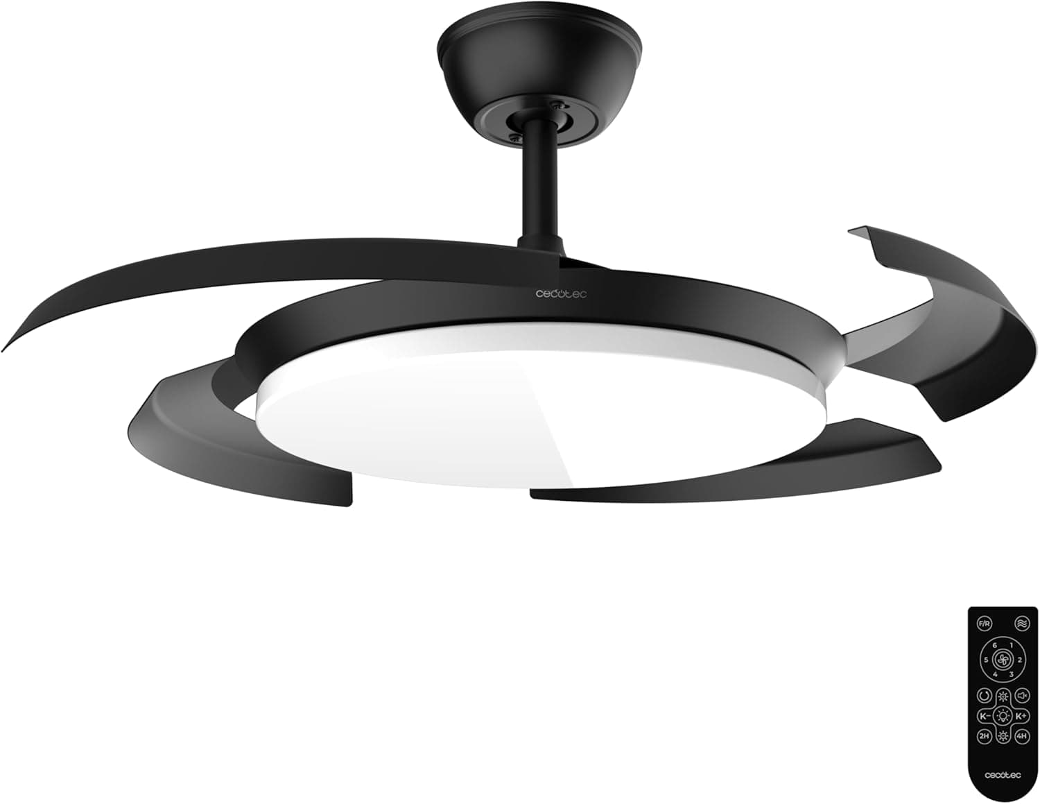 Cecotec Ventilador de Techo EnergySilence Aero 4500 Puzzle Invisible Black