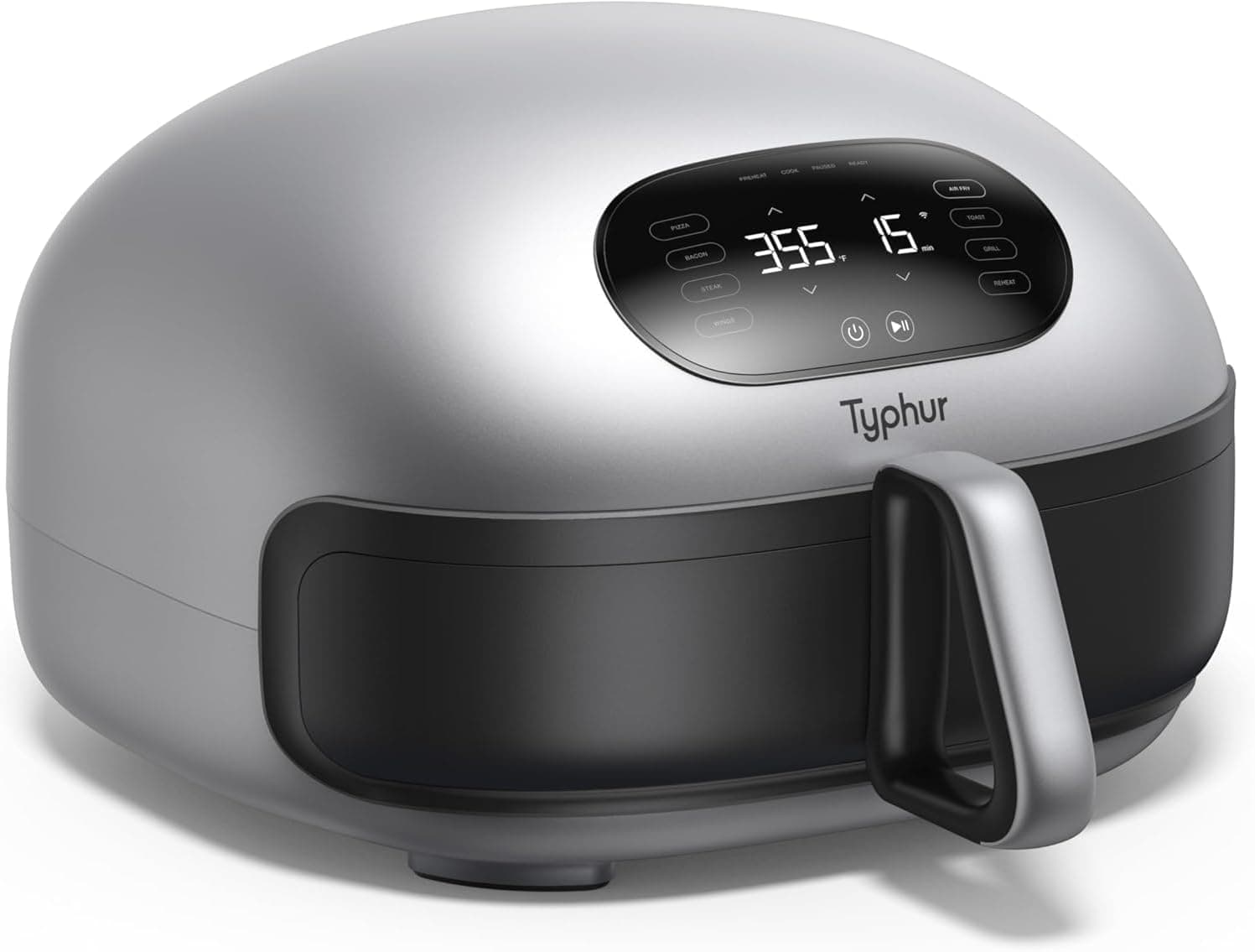 Typhur Dome 2 Freidora de Aire Grande e Inteligente, 5,3 L con Autolimpieza