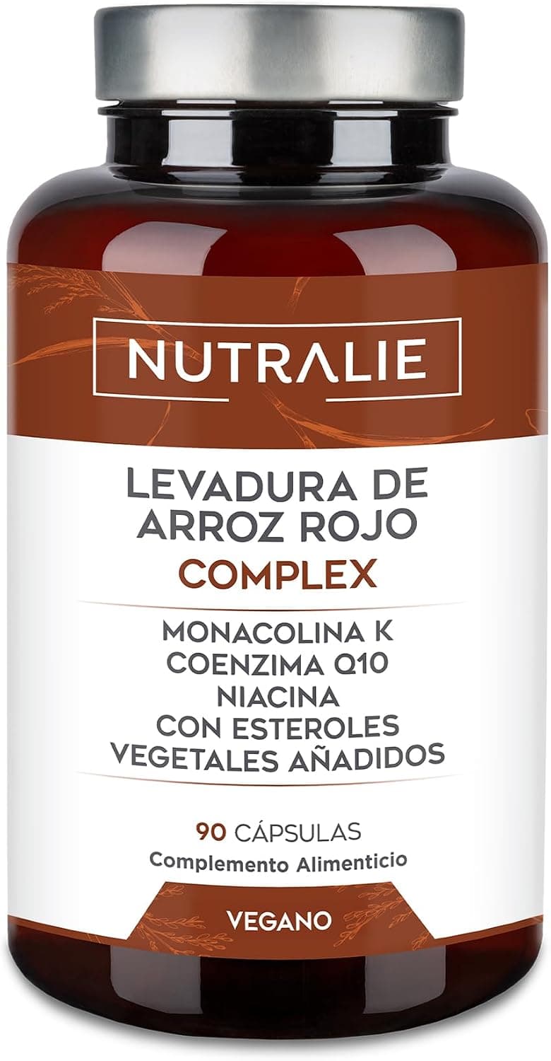 Levadura de Arroz Rojo 2,9mg Monacolina K Q10 Vit C E