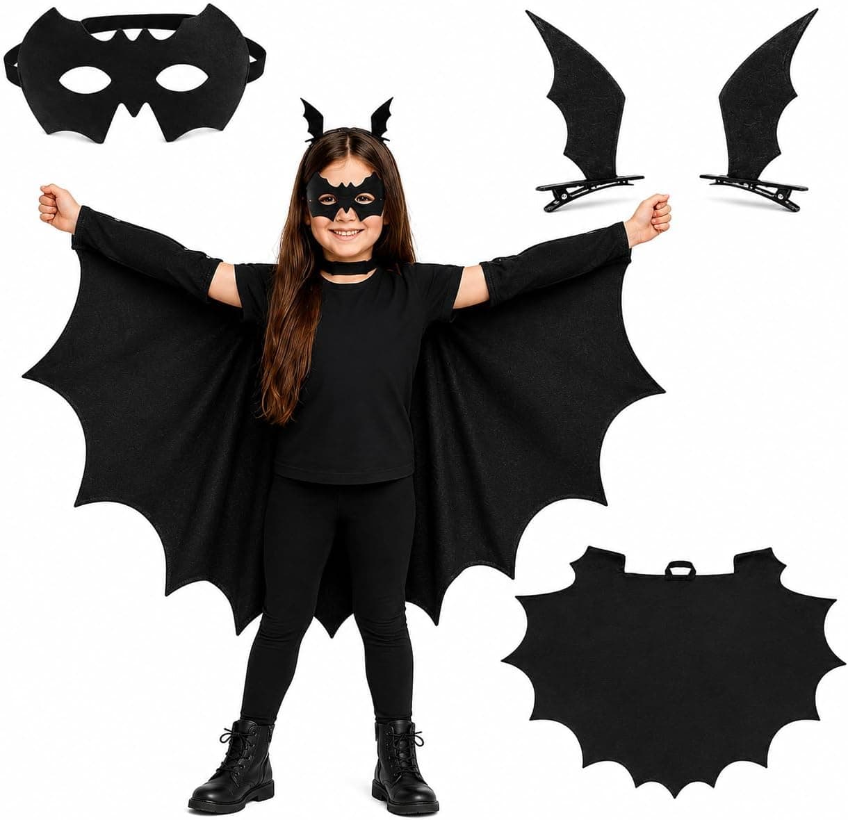 TK Gruppe Timo Klingler Disfraces de Halloween para niños – calabaza, fantasma, esqueleto y murciélago