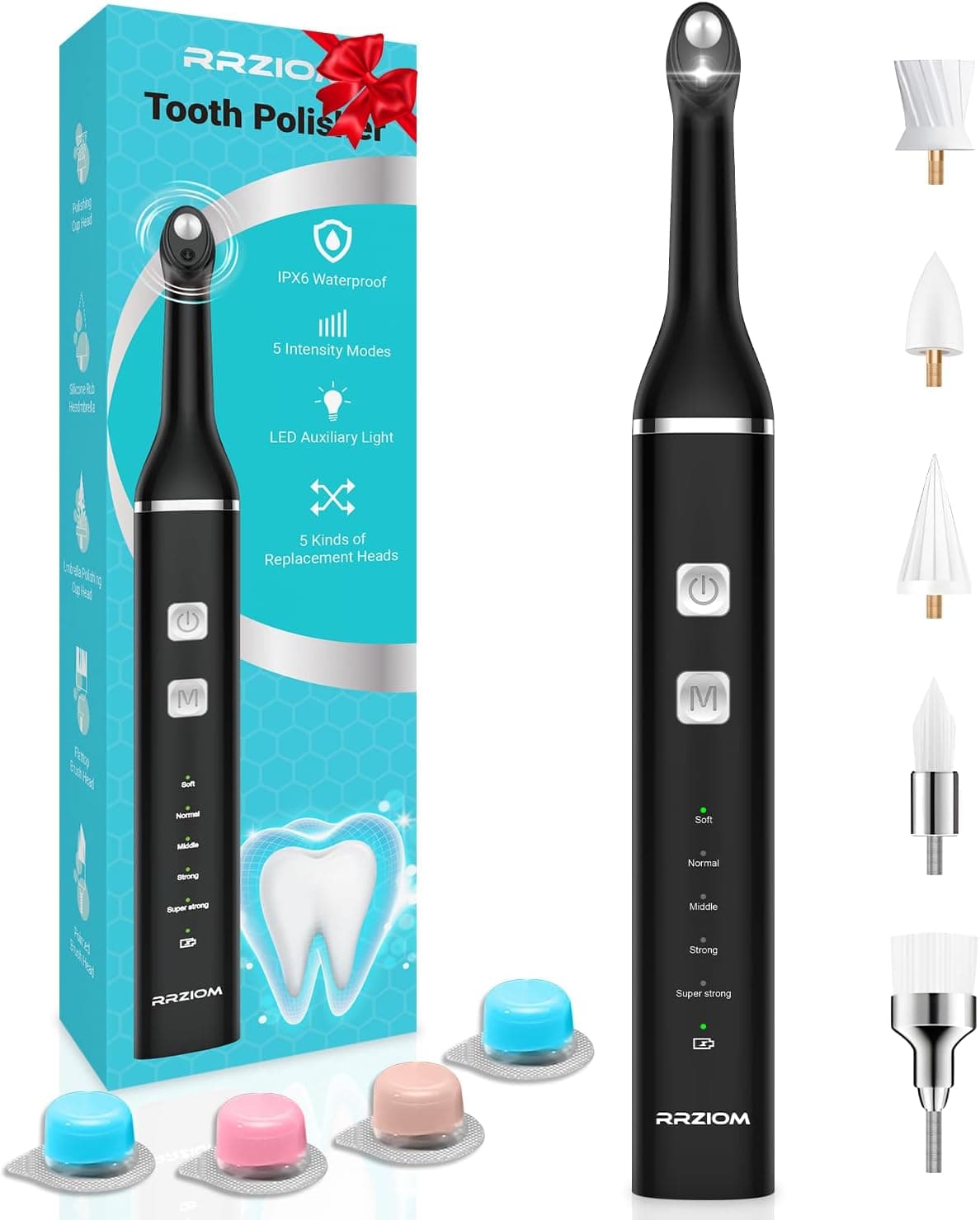 Kit Blanqueamiento Dientes, RRZIOM Pulidor de Dientes para Blanquear