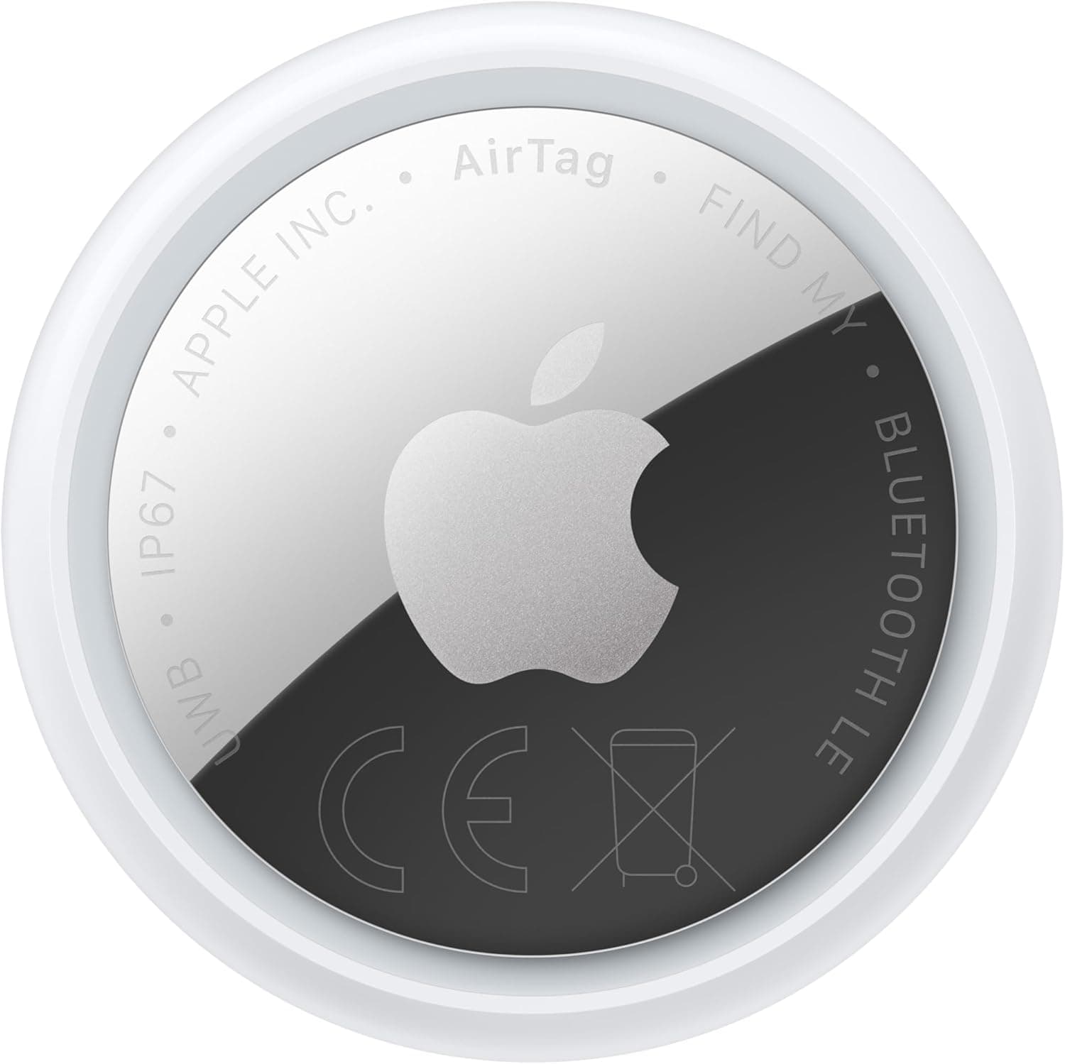Apple AirTag (2.ª generación): Permite localizar Llaves, Carteras y más; función de localización con Sonido; hasta 1,5 Veces más Alcance en Búsqueda de Precisión