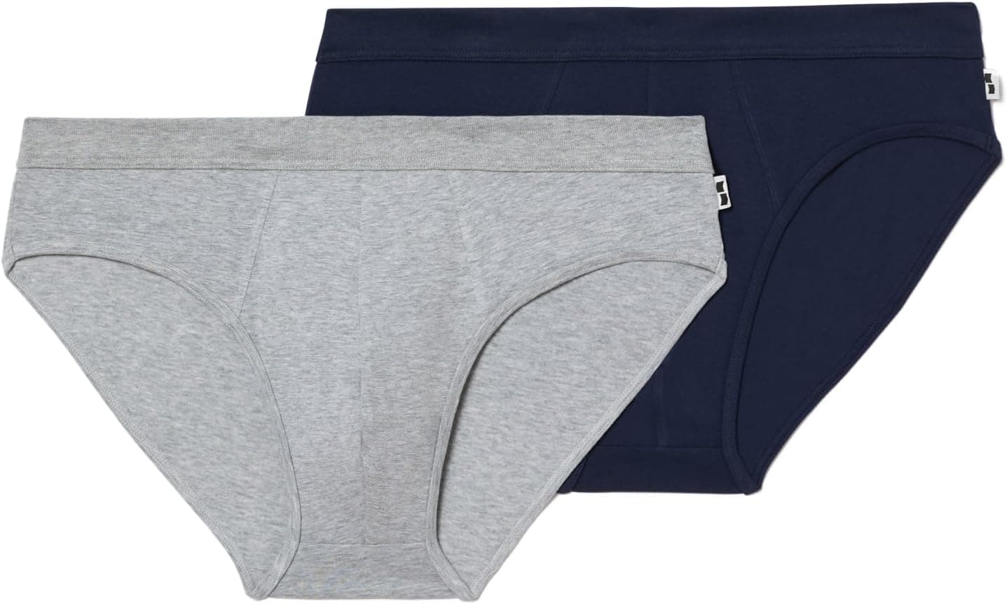 Abanderado Pack Calzoncillos Slip Cerrados de algodón elástico Hombre x2