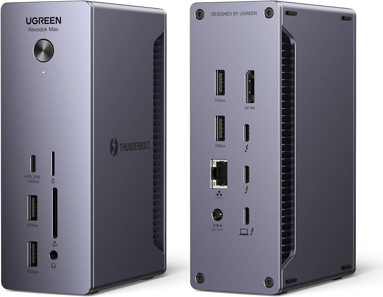 UGREEN Revodok MAX 213 Thunderbolt 4 Docking Station 13 en 1 Doble Pantalla