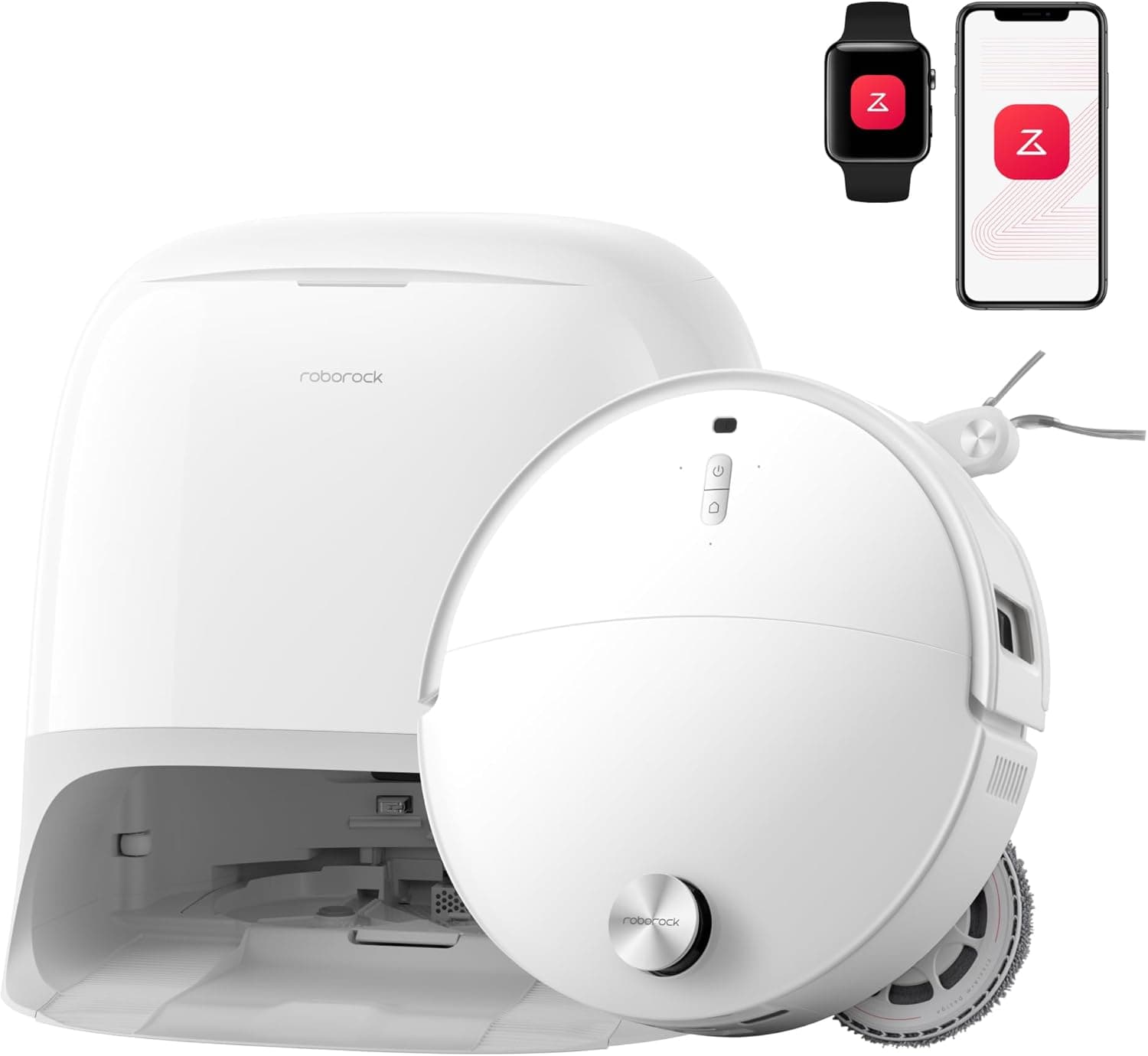 roborock Qrevo Curv 2 Pro Robot Aspirador y Fregasuelos, 25000 Pa