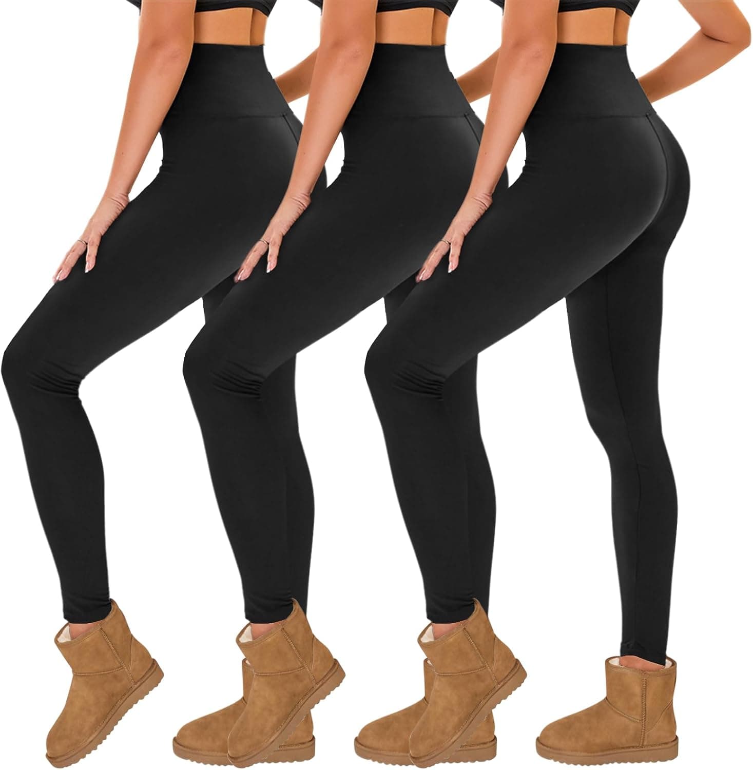 TNNZEET Leggins Termicos Mujer de Cintura Alta para Otoño e Invierno