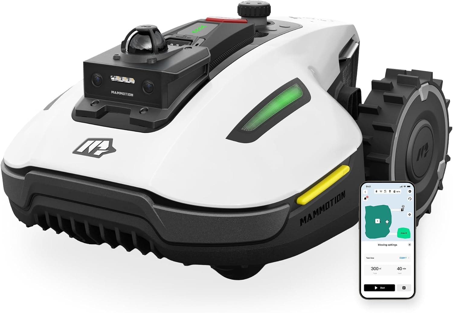 MAMMOTION YUKA Mini 2 800 LiDAR Robot Cortacésped