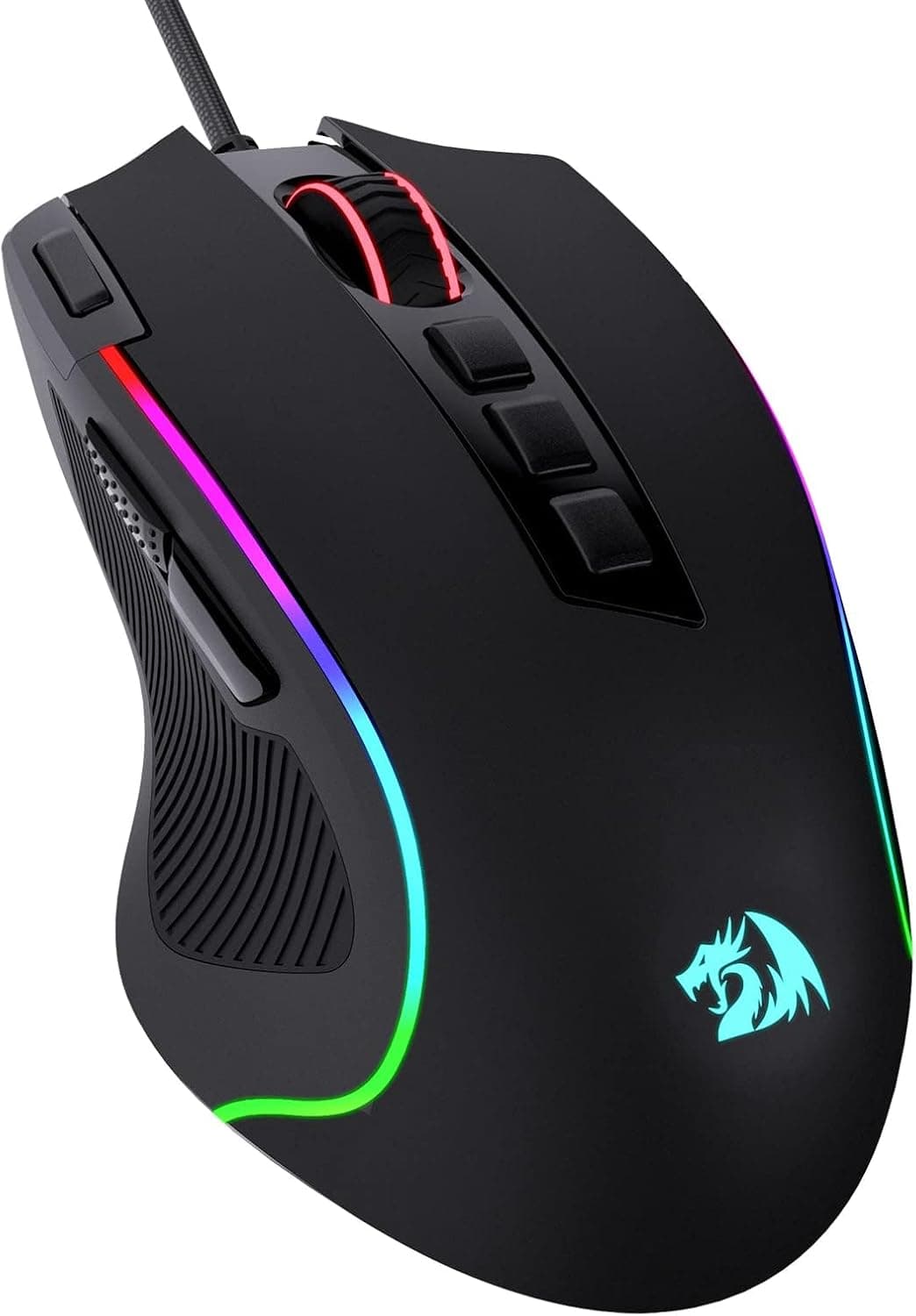 Redragon M612 Predator Ratón Gaming Cableado RGB 8000 dpi Óptico