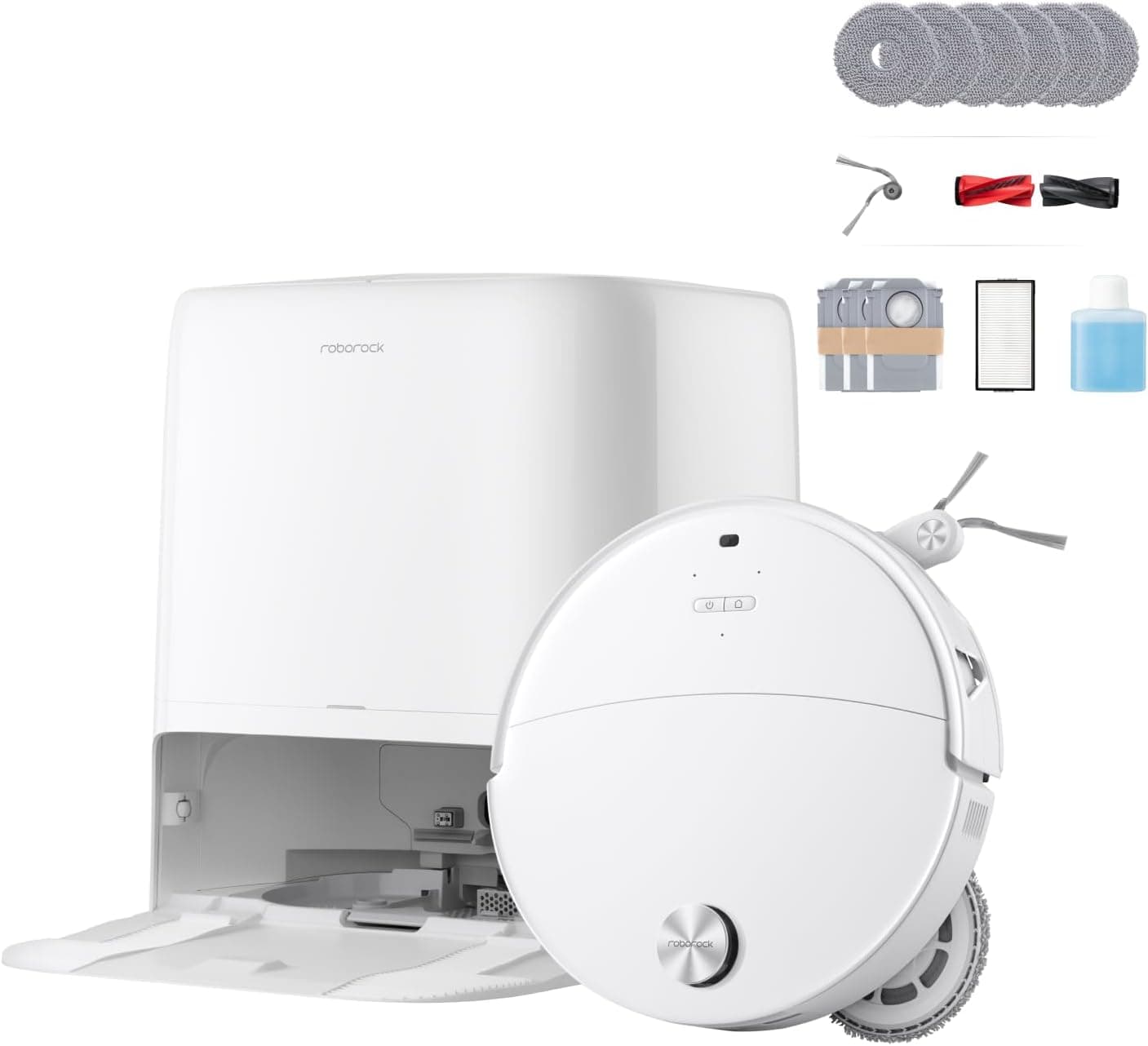 roborock Saros 20 Neo Robot Aspirador y Fregasuelos, Succión 36000 Pa