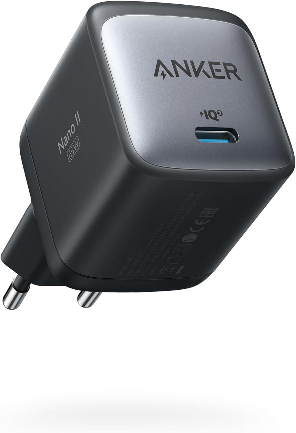 Anker Nano II Cargador Carga Rapida USB C 65W GAN II PPS Adaptador Rápido