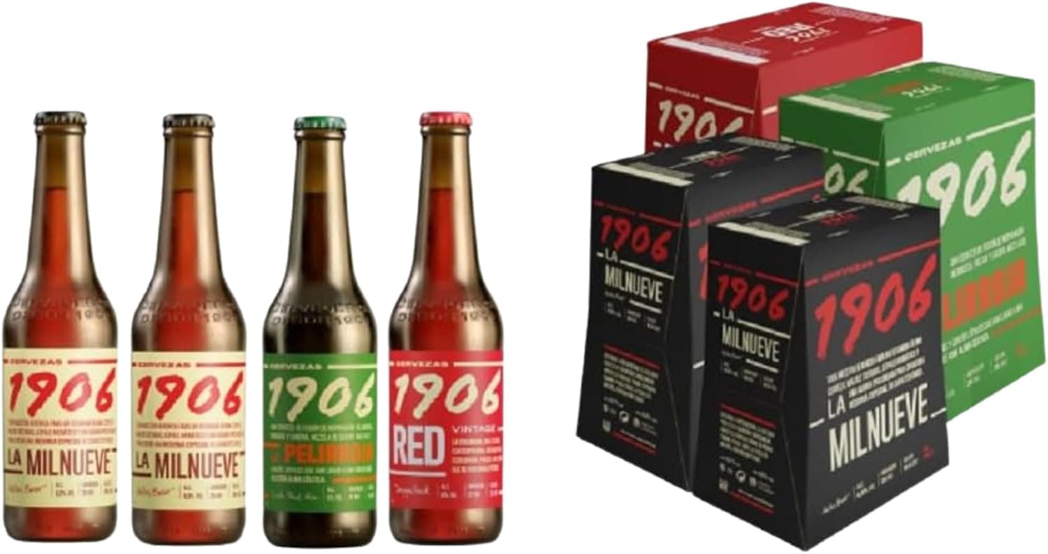 1906 - Familia, Cervezas Pack Combinado, 24 Botellas x 33 cl