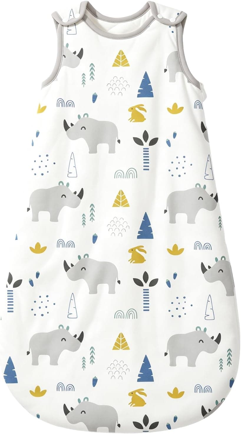 Mosebears Saco de Dormir para bebé de Invierno, 2,5 TOG, 100% algodón, Diferentes tamaños, Desde el Nacimiento hasta la Edad de 24 Meses, para Todo el año